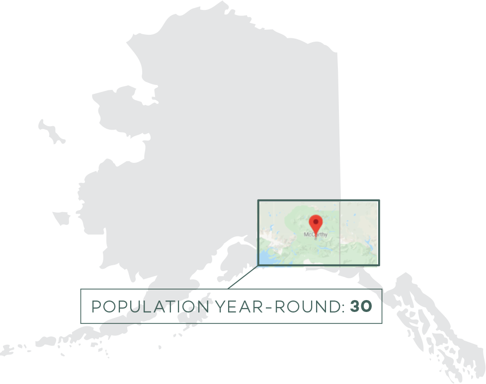 Alaska state outline with inset map
